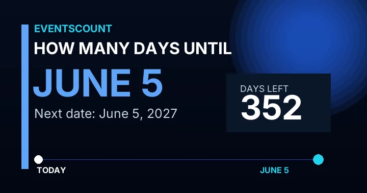 How Many Days Until June 5?