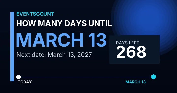 How Many Days Until March 13?