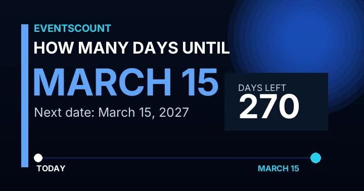 How Many Days Until March 15?