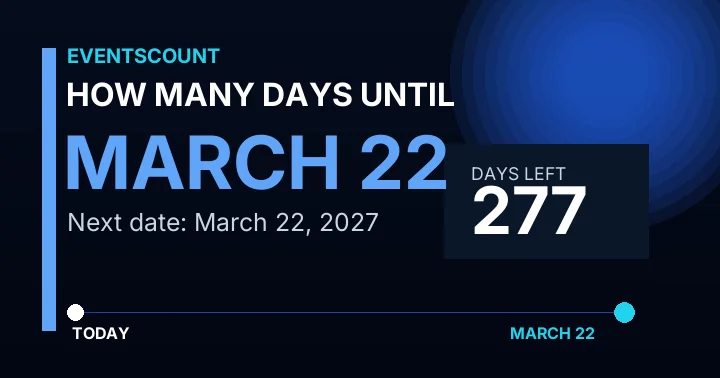 How Many Days Until March 22?