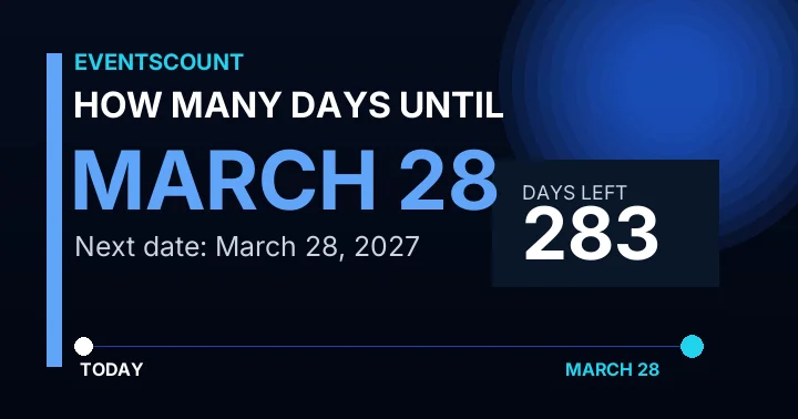 How Many Days Until March 28?