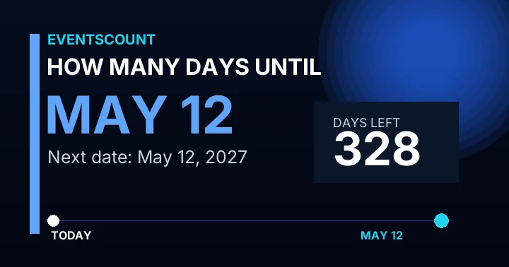 How Many Days Until May 12?