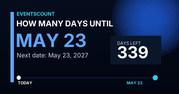 How Many Days Until May 23?