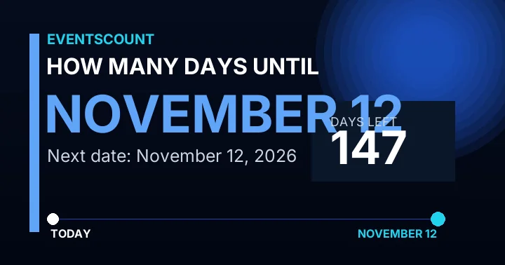 How Many Days Until November 12?