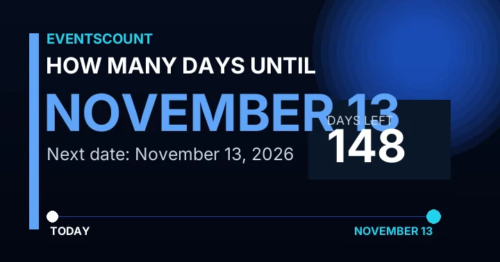 How Many Days Until November 13?