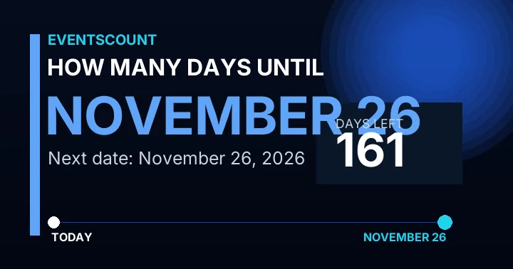 How Many Days Until November 26?