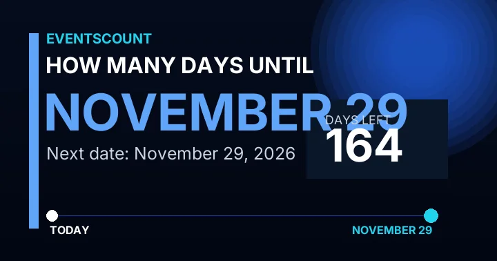 How Many Days Until November 29?