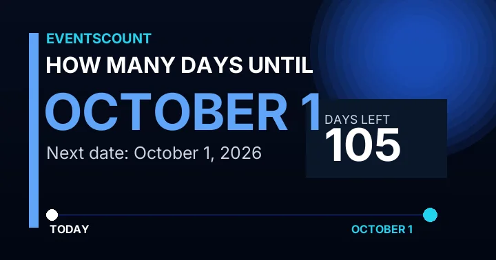 How Many Days Until October 1?