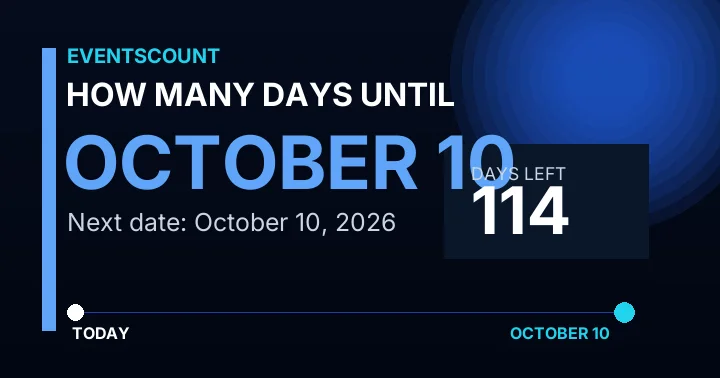 How Many Days Until October 10?
