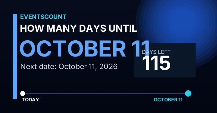 How Many Days Until October 11?