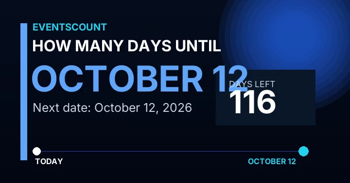 How Many Days Until October 12?