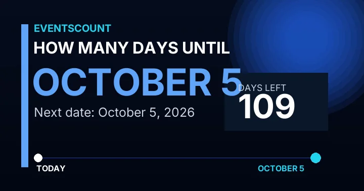 How Many Days Until October 5?