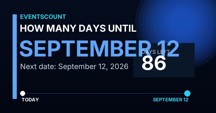 How Many Days Until September 12?