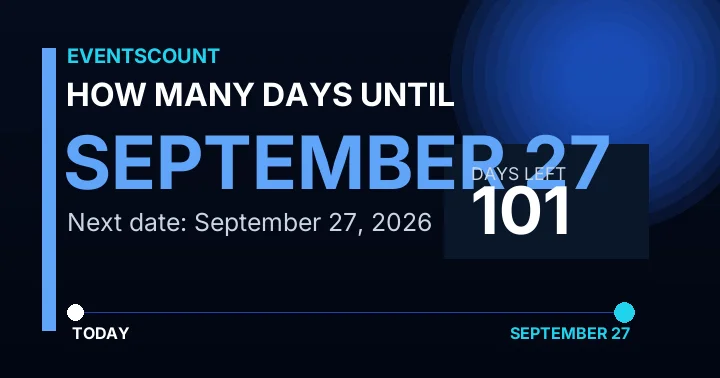 How Many Days Until September 27?