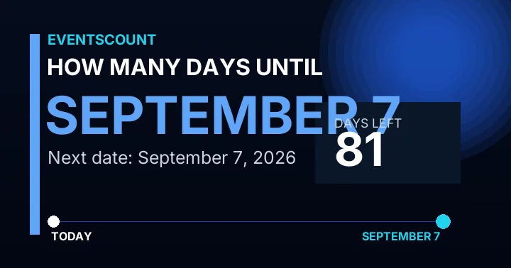 How Many Days Until September 7?