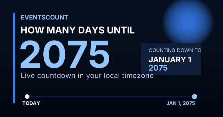 How Many Days Until 2075?