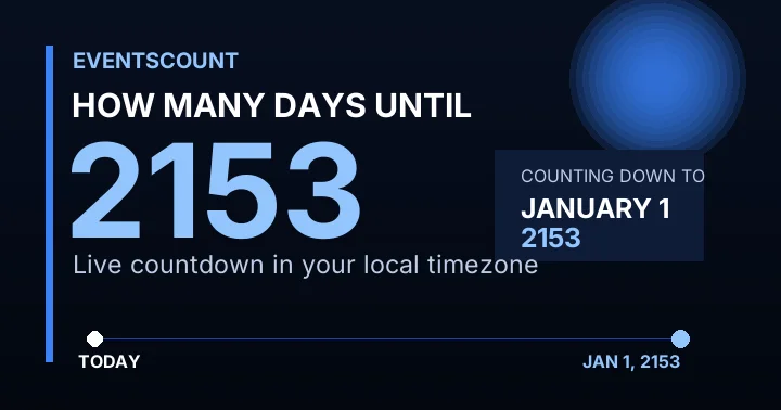 How Many Days Until 2153?