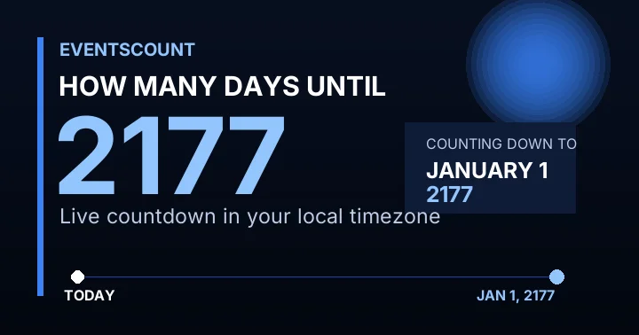 How Many Days Until 2177?
