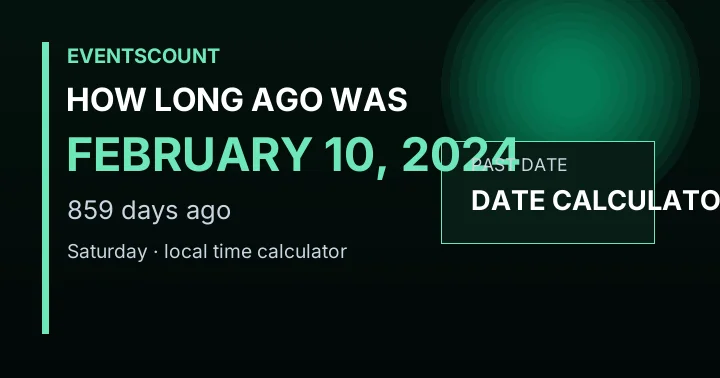How Long Ago Was February 10, 2024?