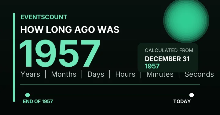 How Long Ago Was 1957?