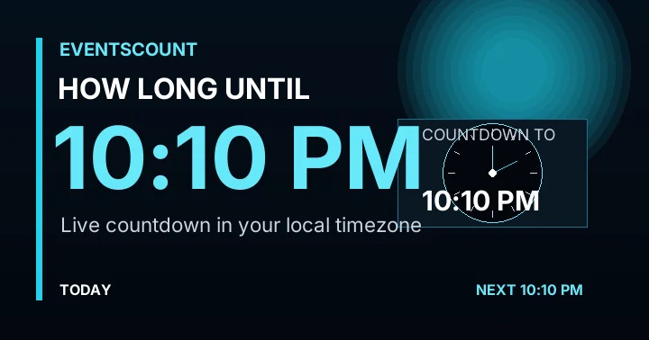 How Long Until 10:10 PM?