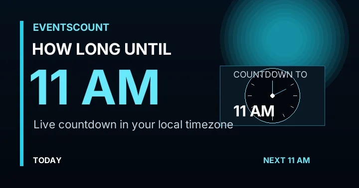 How Long Until 11 AM?