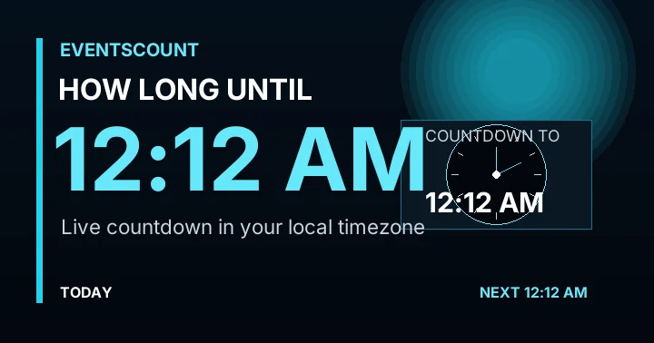 How Long Until 12:12 AM?
