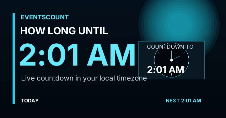How Long Until 2:01 AM?