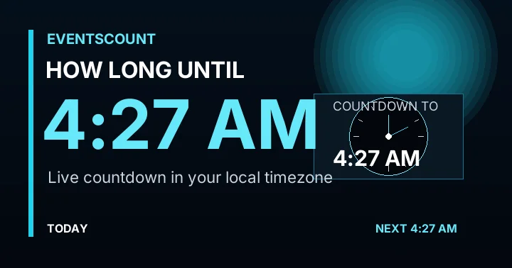 How Long Until 4:27 AM?