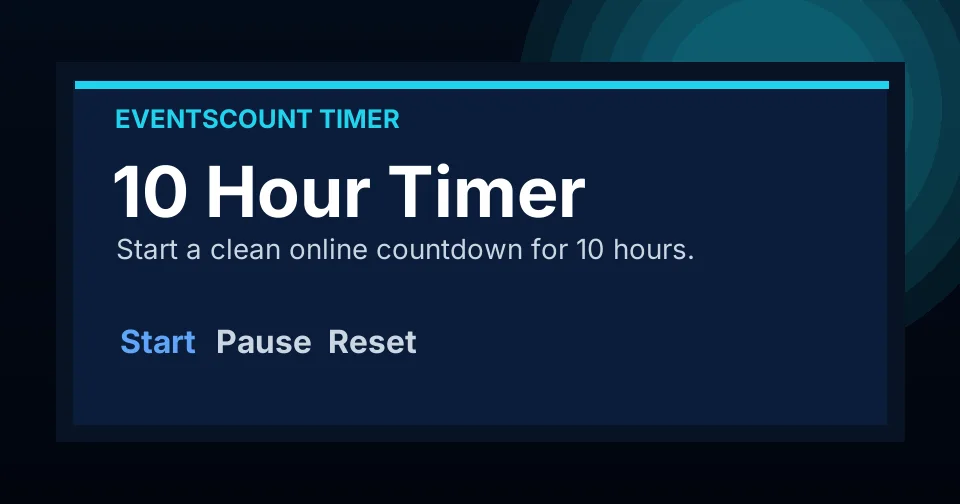 10 Hour Timer