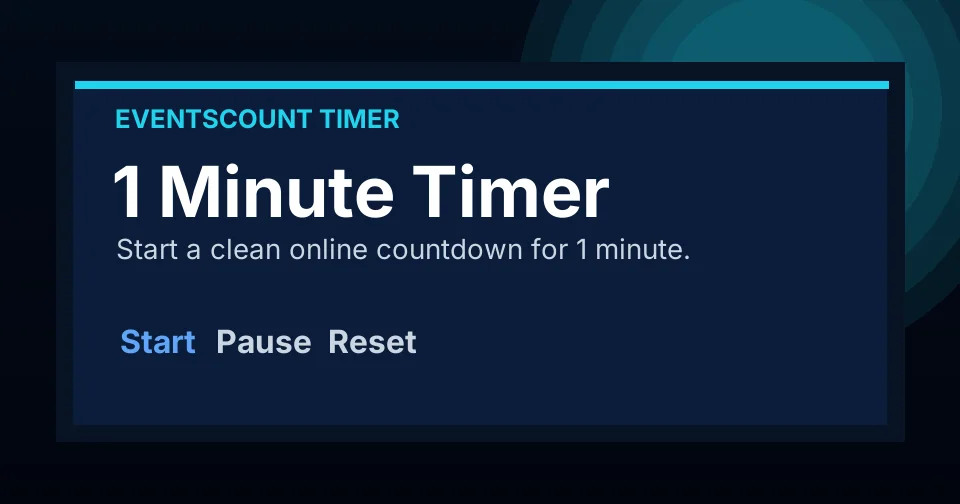 1 Minute Timer