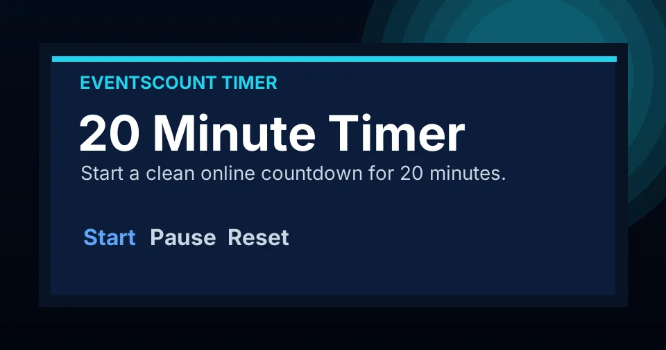 20 Minute Timer