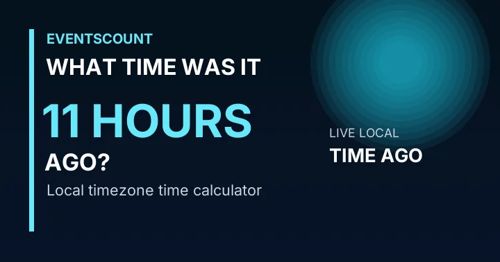 What Time Was It 11 Hours Ago?