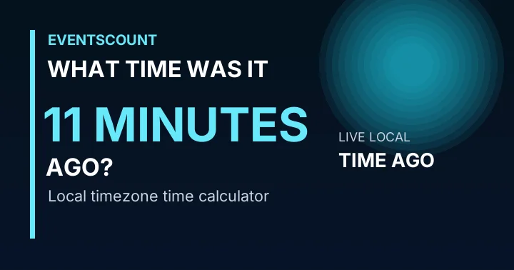 What Time Was It 11 Minutes Ago?