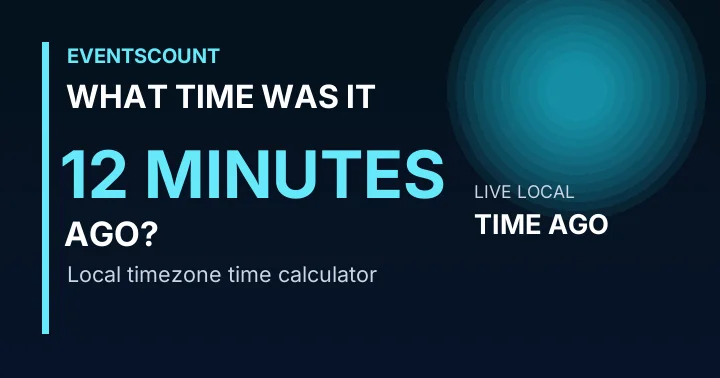 What Time Was It 12 Minutes Ago?