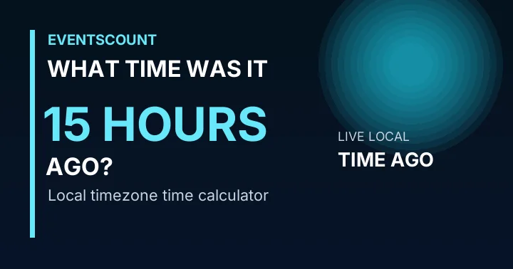 What Time Was It 15 Hours Ago?