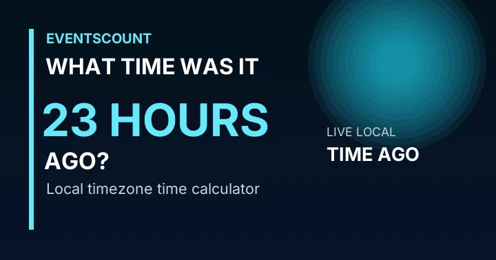 What Time Was It 23 Hours Ago?