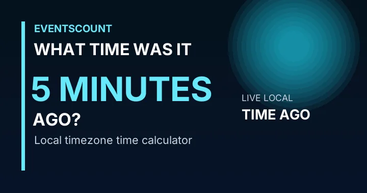 What Time Was It 5 Minutes Ago?