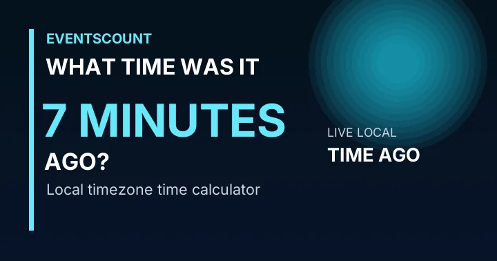 What Time Was It 7 Minutes Ago?