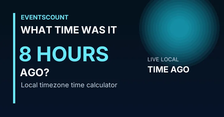 What Time Was It 8 Hours Ago?
