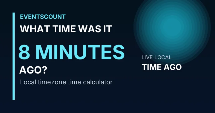 What Time Was It 8 Minutes Ago?