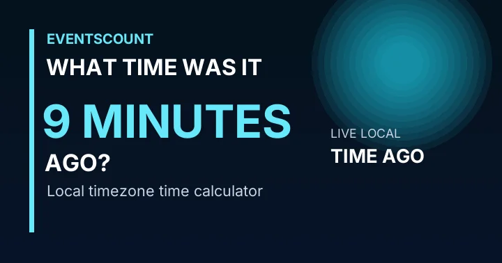 What Time Was It 9 Minutes Ago?