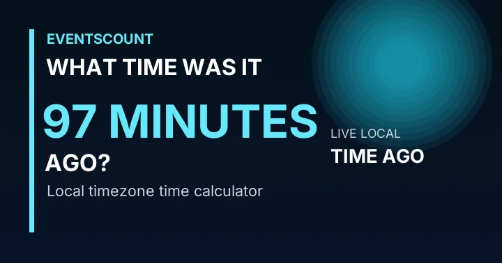 What Time Was It 97 Minutes Ago?